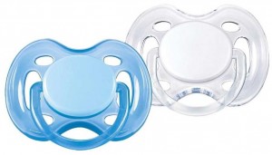 Ортодонтическая пустышка Philips AVENT SCF178/23 Blue transparent