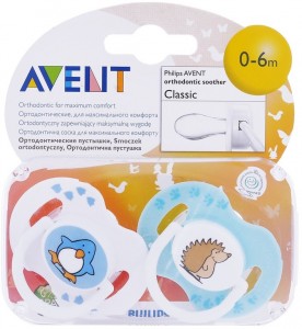 Ортодонтическая пустышка Philips AVENT 86182 Free Flow