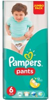 Одноразовые трусики-подгузники Pampers Pants 6 16+ 44шт