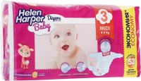Одноразовые подгузники Helen Harper Baby Midi 4-9 кг 52 шт