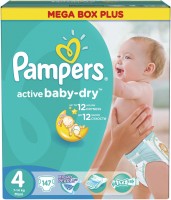Одноразовые подгузники Pampers Active Baby-Dry maxi 7-14 кг 147 шт