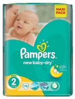 Одноразовые подгузники Pampers New Baby-Dry Mini 3-6 кг 76 шт
