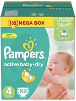 Одноразовые подгузники Pampers Active Baby-Dry 8-14 кг 132шт