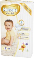 Одноразовые подгузники Huggies Elite Soft Mega 4 66шт