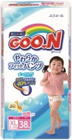 Одноразовые трусики-подгузники Goon для девочек XL 12-20кг 38шт