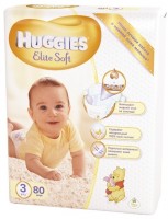 Одноразовые подгузники Huggies Elite Soft Mega 3 80шт