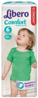 Одноразовые подгузники Libero Comfort 6 Extra Large 12-22 кг 52шт