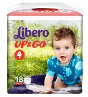 Одноразовые трусики-подгузники Libero Up & Go 7-11 кг 18 шт