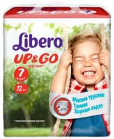 Одноразовые трусики-подгузники Libero Up & Go 16-26 кг 12 шт
