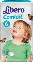 Одноразовые подгузники Libero Comfort 6 Extra Large 12-22 кг 16шт