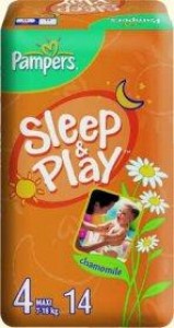 Одноразовые подгузники Pampers Sleep and Play Maxi 7-18 кг 14 шт 166658