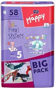 Одноразовые подгузники Bella Happy Junior 12-25 кг 58 шт