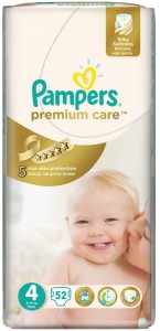 Одноразовые подгузники Pampers Premium Care Maxi 8-14 кг 52 шт