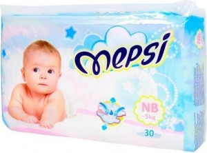 Одноразовые подгузники Mepsi   NB 0-5кг, 30 шт