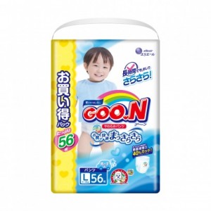 Одноразовые трусики-подгузники Goon для мальчиков 9-14кг L 56шт