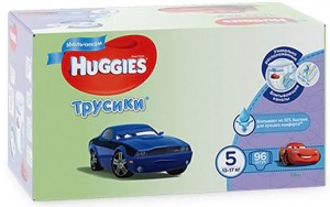 Одноразовые трусики-подгузники Huggies Annapurna 5 для мальчиков 96шт