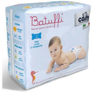 Одноразовые подгузники Cam Batuffi Mini V425