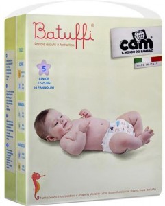 Одноразовые подгузники Cam Batuffi Junior V431