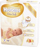 Одноразовые подгузники Huggies Elite Soft 4-7 кг 88 шт