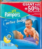 Одноразовые подгузники Pampers Active baby Midi 4-9 кг 96 шт 265146