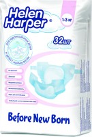 Одноразовые подгузники Helen Harper Before New Born (1-3 кг) 32 шт