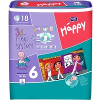 Одноразовые подгузники Bella Happy Junior Extra 16+ кг 18 шт 601218
