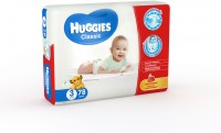 Одноразовые подгузники Huggies Classic Mega Pack 4-9 кг 78 шт