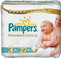 Одноразовые подгузники Pampers Premium care Midi 4-9 кг 27 шт 274759