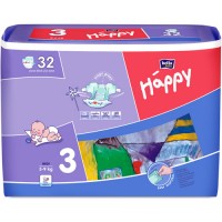 Одноразовые подгузники Bella Happy Midi 5-9 кг 32 шт 600778