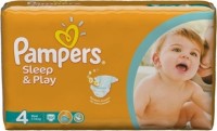 Одноразовые подгузники Pampers Sleep & Play Maxi 7-14 кг 50шт