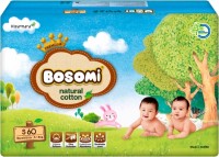 Одноразовые подгузники Bosomi Natural Cotton S (5-8 кг) 60 шт