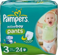 Одноразовые трусики-подгузники Pampers Active Boy Midi 6-11 кг 24шт