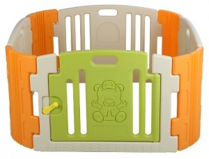 Игровой манеж Edu-play BR-7315MG Beige orange salat