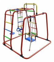 Уличный детский спортивный комплекс Формула здоровья Игрунок Т плюс Красный радуга