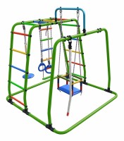 Уличный детский спортивный комплекс Формула здоровья Игрунок Т плюс Салатовый радуга