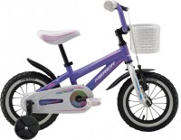 Детский велосипед для девочек Merida Chica J12 2016 Matt purple matt white
