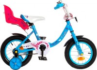 Детский велосипед для девочек Graffiti Fashion Girl 12 Blue