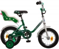 Детский велосипед для девочек Novatrack Maple 12 (2015) White green