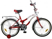 Детский велосипед для девочек Novatrack Zebra 20 (2016) Red white