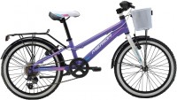 Детский велосипед для девочек Merida Chica J20 6spd 2016 Matt purple matt white
