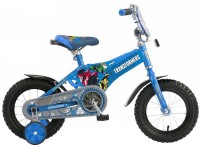 Детский велосипед для мальчиков Novatrack Transformers 12 Blue 125BL4