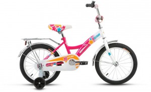 Детский велосипед для девочек Altair City Girl 16 (2017) White fuchsia