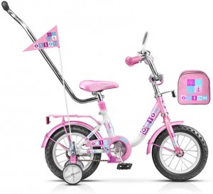 Детский велосипед для девочек Stels Flash 8.5 (2015) Pink white