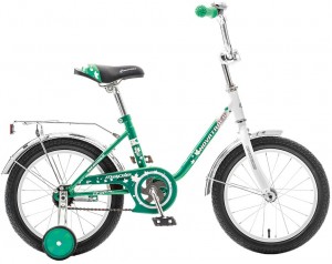 Детский велосипед для девочек Novatrack Maple 16 (2017) Green