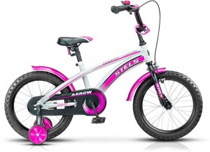 Детский велосипед для девочек Stels Arrow 12 (2014) Pink white