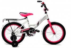 Детский велосипед для девочек MTR Мультяшка Multi 18 KG1806 White pink