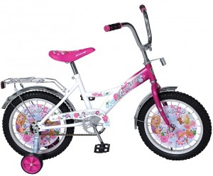 Детский велосипед для девочек Navigator ВH16078 Lady Kite 16 (2017) White pink