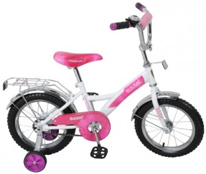 Детский велосипед для девочек Navigator ВH14148 Basic Kite White violet