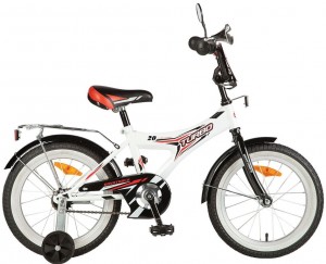 Детский велосипед для девочек Novatrack Turbo 20 (2017) White