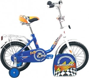 Детский велосипед для мальчиков Forward Racing 014 White light blue